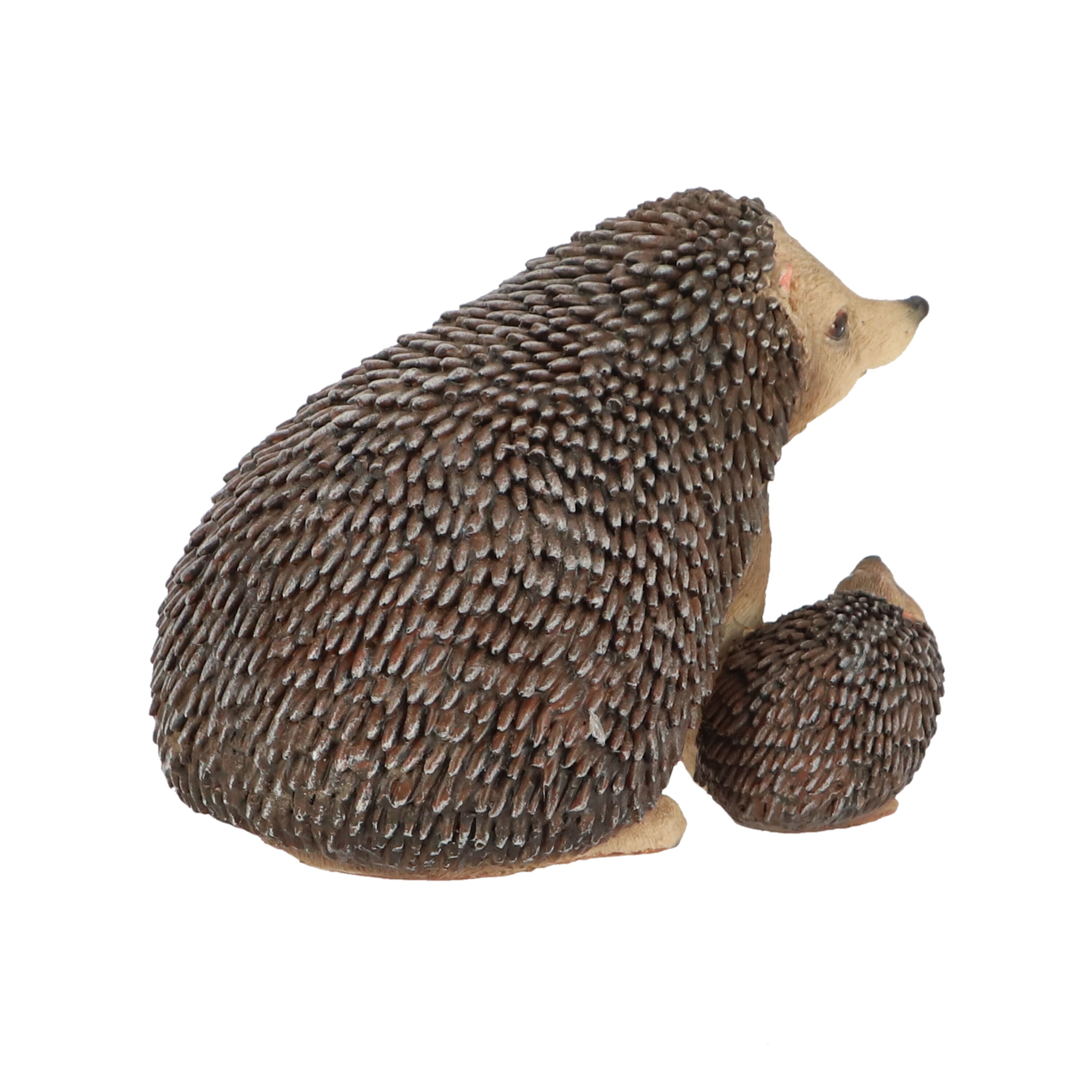 Decoratief Egel met baby - Tuindecoratie - Multi