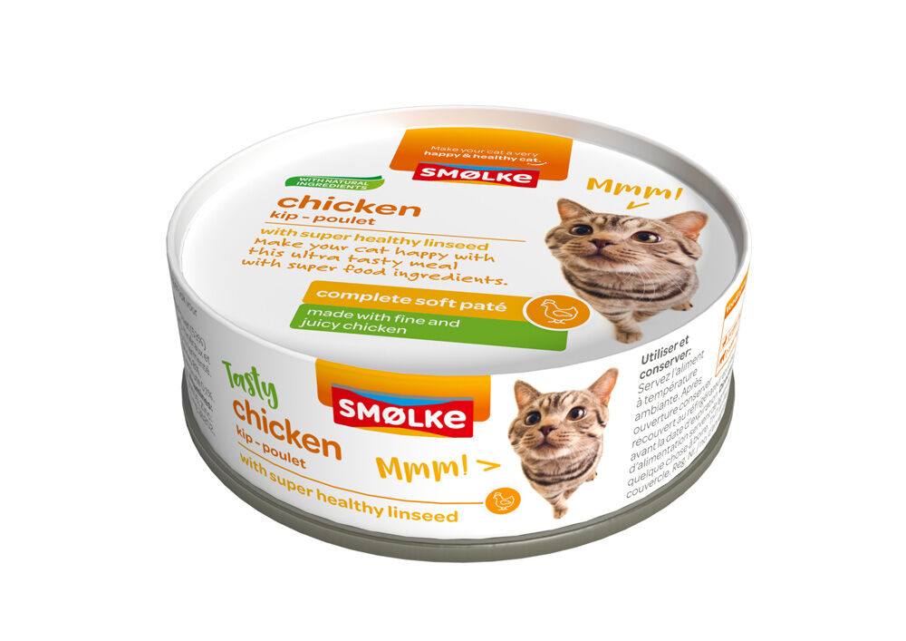 Smölke Soft Paté - Kattenvoer - 80 Gram - kip Smölke Soft Paté - Kattenvoer - 80 Gram - kip