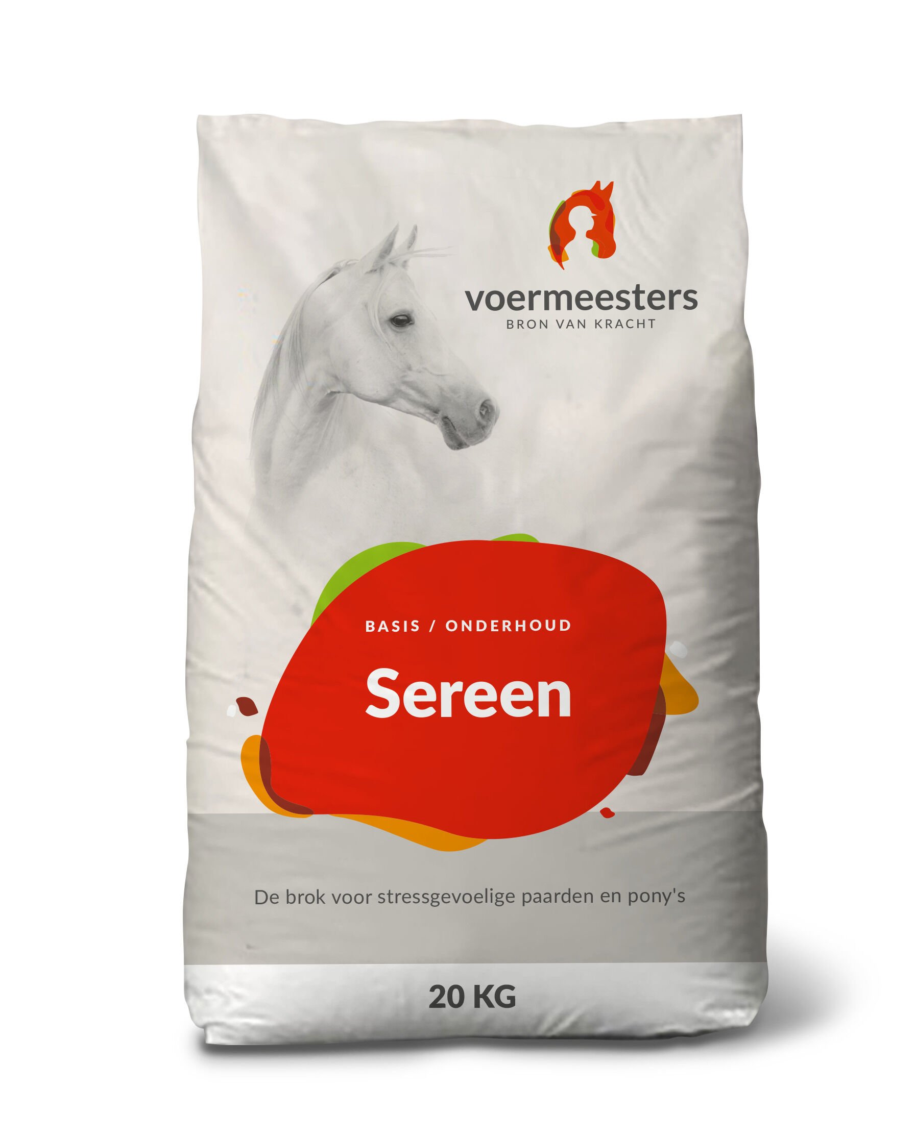 Voermeesters Sereen - Basisvoeding - 20 Kilogram - Zak