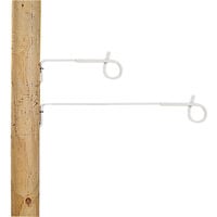 Gallagher Afstandsisolator Krulstaart - 27 cm - 10 Stuks - Wit - 15 cm