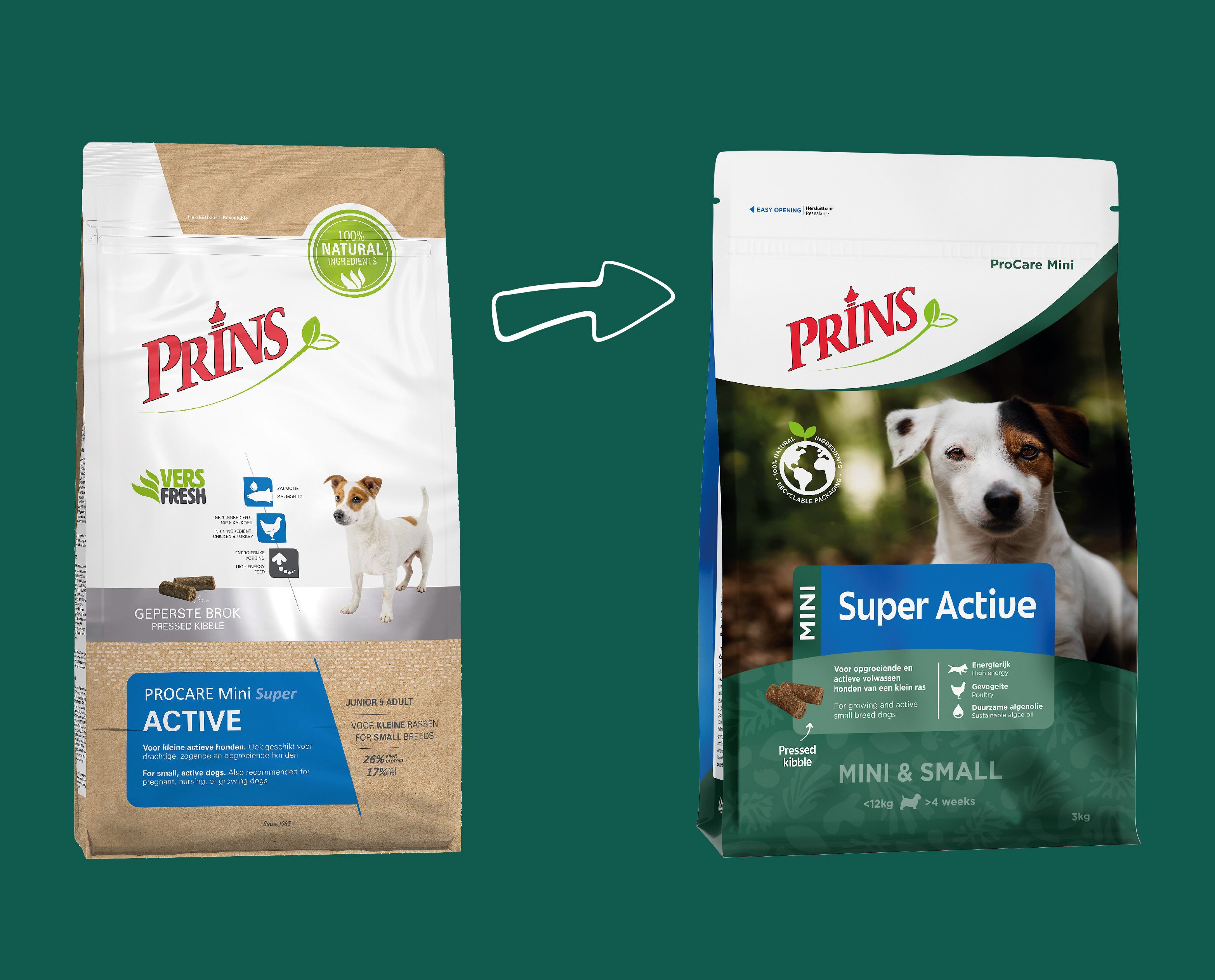 Prins ProCare Mini Super Active - Hondenvoer - 3 Kilogram - gevogelte