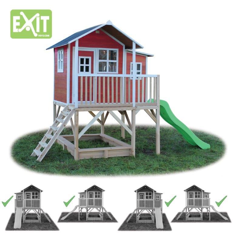 EXIT Loft 550 - Speelhuisje - Rood - Hout