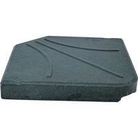 Lesli Living Betonplaat tbv Kruispoot - 25kg - Zwart - 5.6x47x47 cm