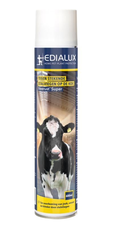 Edialux VeeRust Super - Anti vlieg spray - 600 Milliliter - 28.3x6.3x6.3 cm