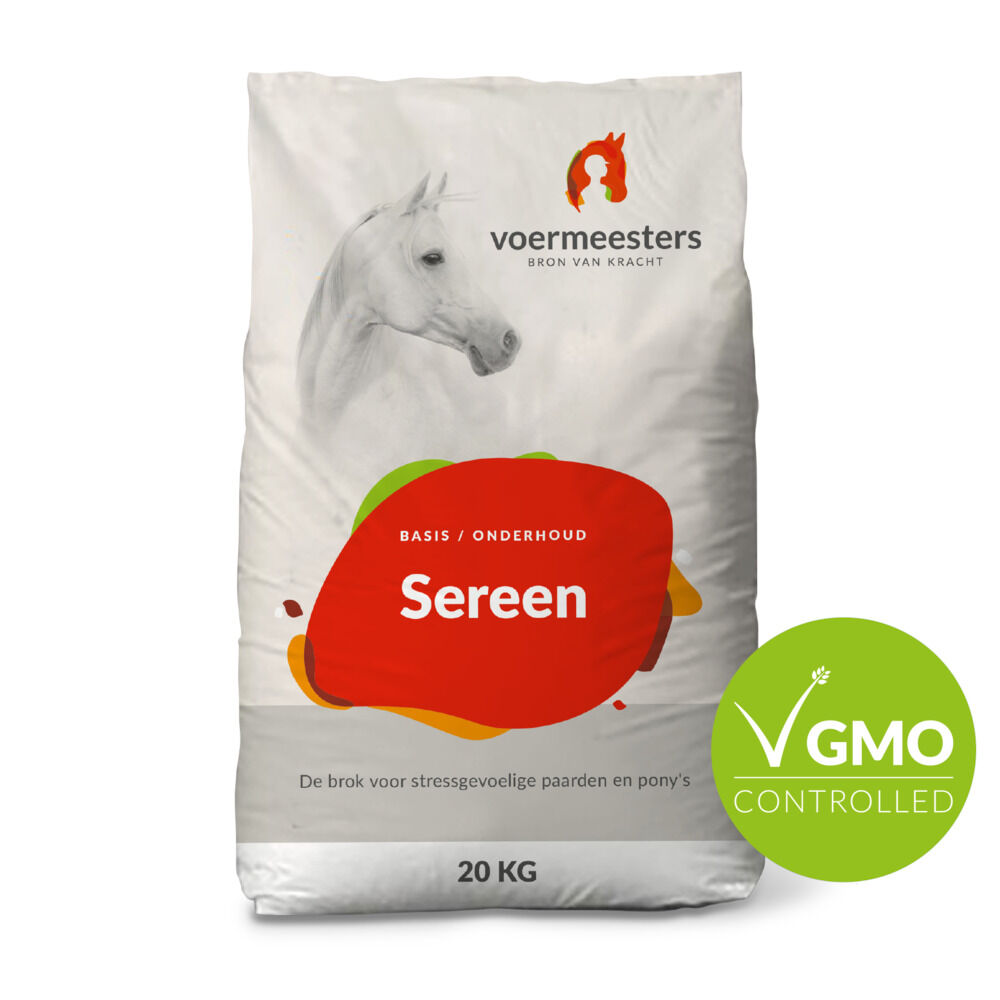 Voermeesters Sereen - Basisvoeding - 20 Kilogram - Zak