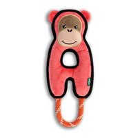 Beco Quokka Orang Oetangv - Knuffel - Hondenspeelgoed - Oranje - 36x14.5x4.5 cm