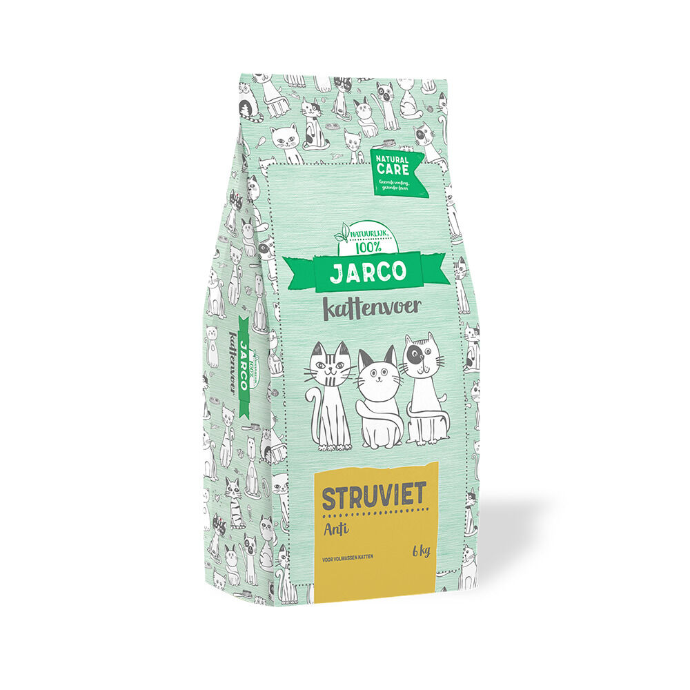 Jarco Natural Anti Struviet - Kattenvoer - 6 Kilogram - gevogelte Jarco Natural Anti Struviet - Kattenvoer - 6 Kilogram - gevogelte