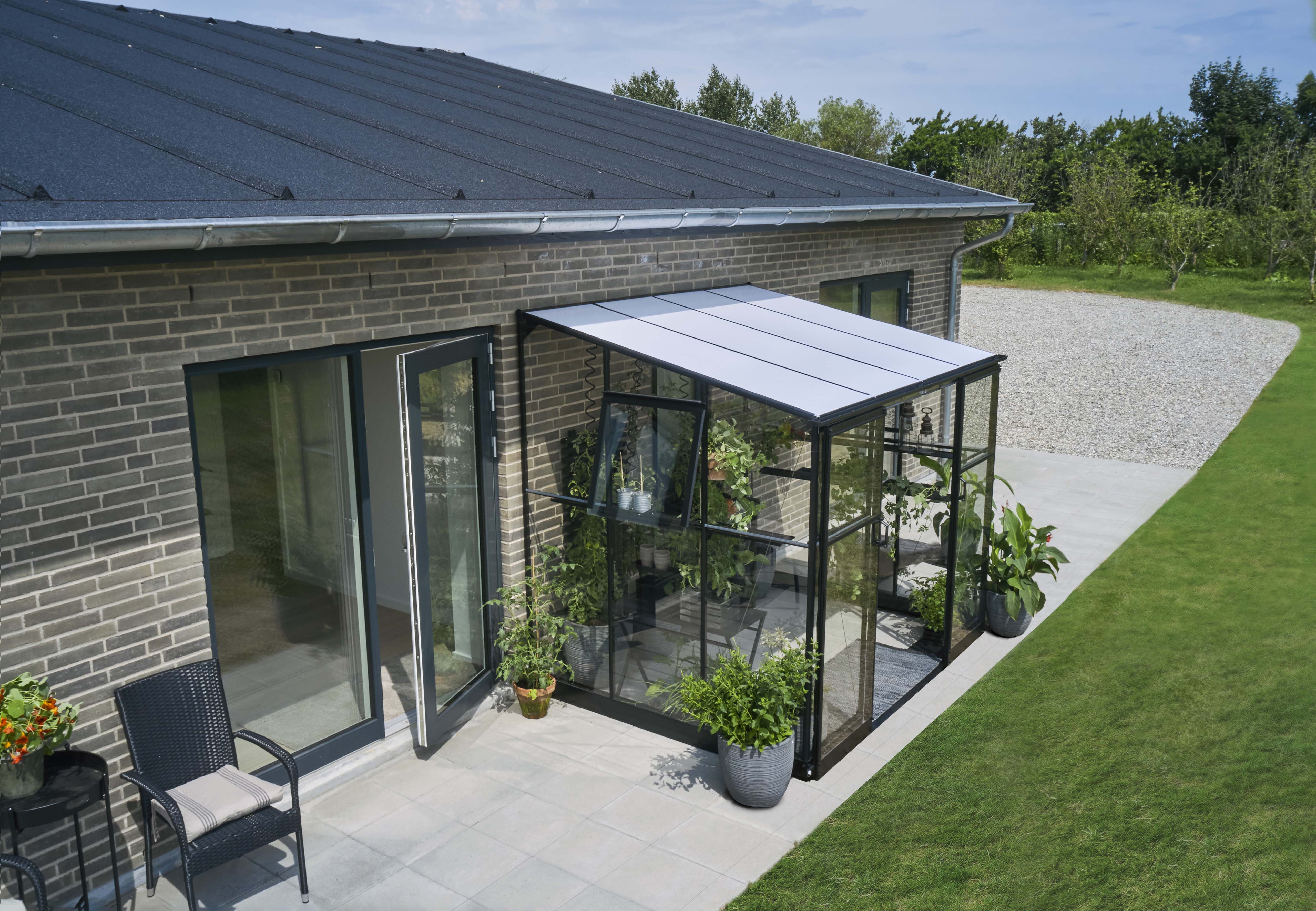 Halls Qube LT 68 - Muurkas - Zwart - Veiligheidsglas & polycarbonaat