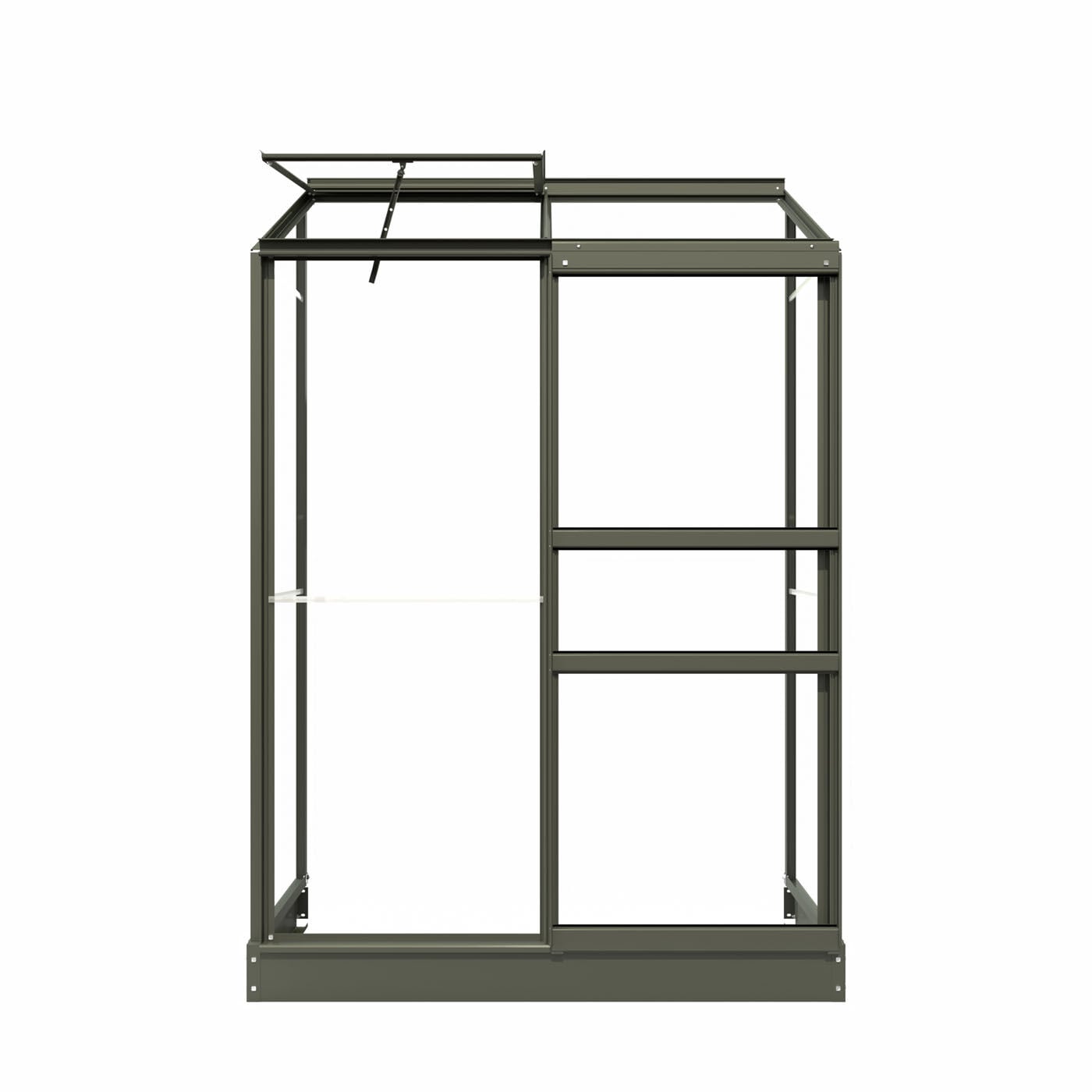 Royal Well Emma I - Muurkas - Groengrijs - 194x132x69 cm - Veiligheidsglas