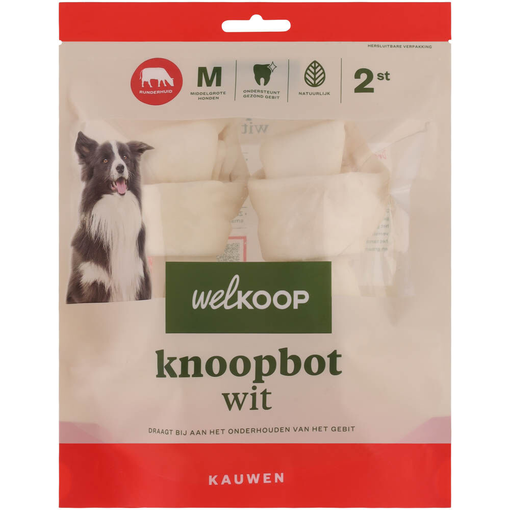 Welkoop - Knoopbot M Wit - 2 Stuks - rund - M Welkoop - Knoopbot M Wit - 2 Stuks - rund - M