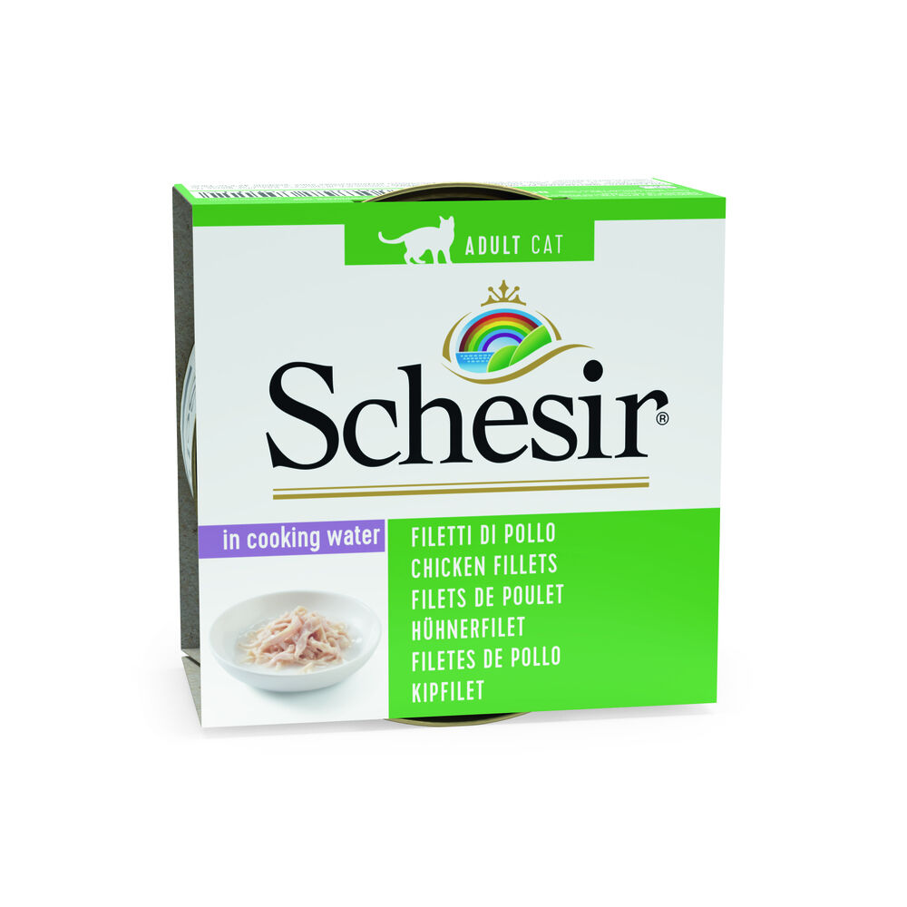 Schesir - Kattenvoer in water gekookt - 85 Gram - kip Schesir - Kattenvoer in water gekookt - 85 Gram - kip