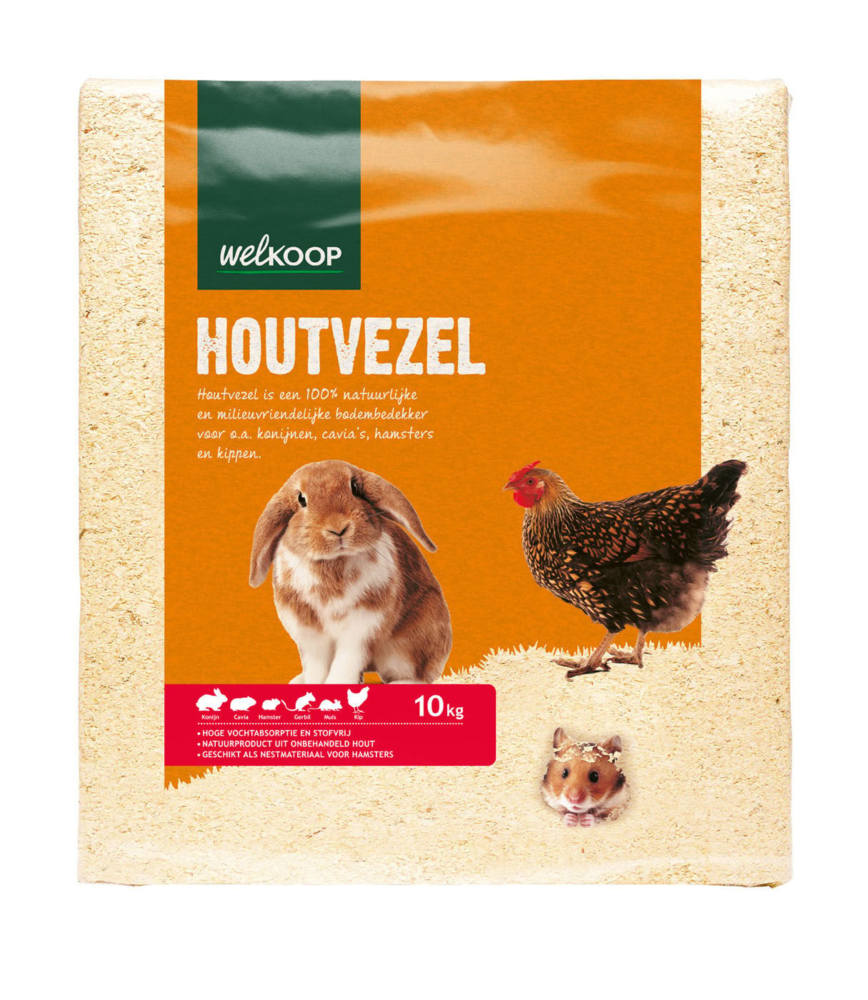Welkoop Houtvezel - Bodembedekker - 10 Kilogram Welkoop Houtvezel - Bodembedekker - 10 Kilogram