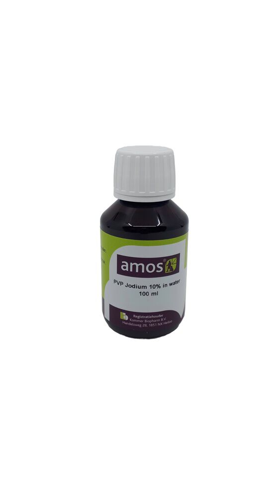 Amos PVP Oplossing - Jodium - 100 Milliliter Amos PVP Oplossing - Jodium - 100 Milliliter