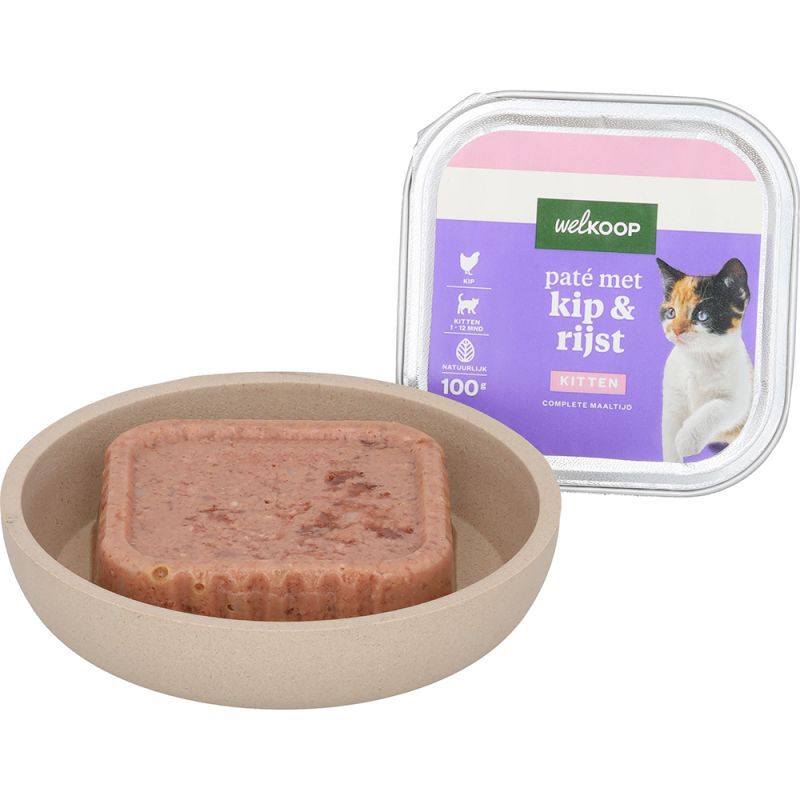 Welkoop Pate - Kittenvoer - 100 Gram - kip