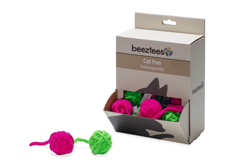 Beeztees Balletje Richard - Kattenspeeltje - Multi