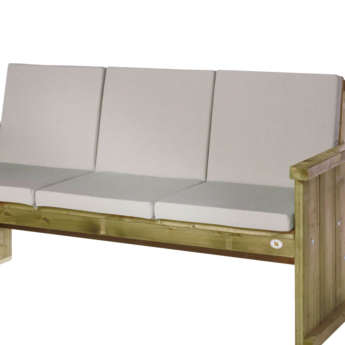 Talen Buitenmeubelen voor 3-zitsbank Zeist en in 3-zitsbank Lisse - Bankkussen - Taupe - 162x96x6cm - Taupe