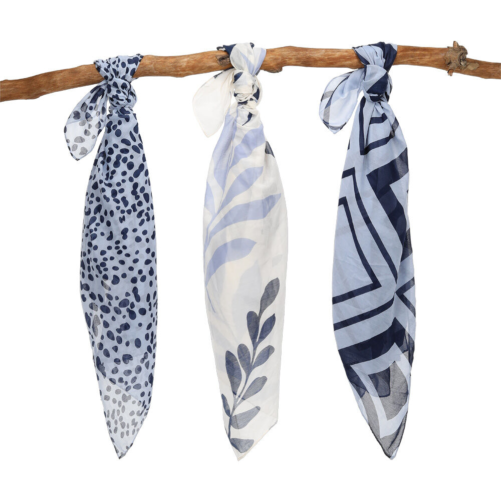 Veleste - Sjaal - Blauw