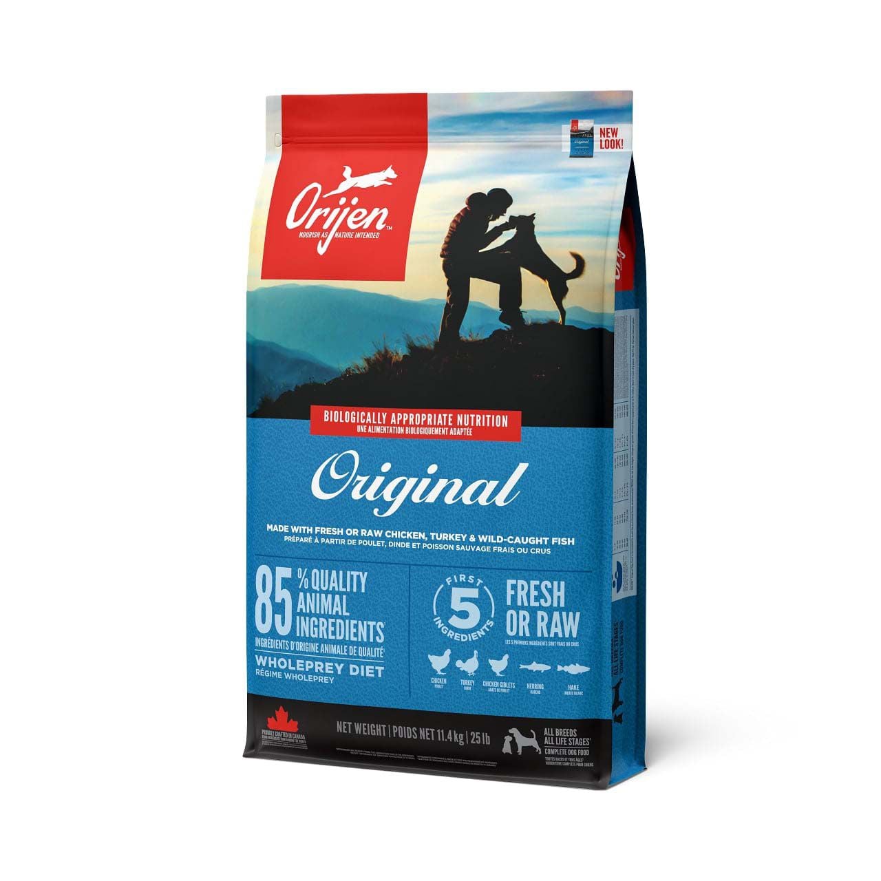 Orijen Original Dog Whole Prey - Hondenvoer - 11.4 Kilogram - kip Orijen Original Dog Whole Prey - Hondenvoer - 11.4 Kilogram - kip