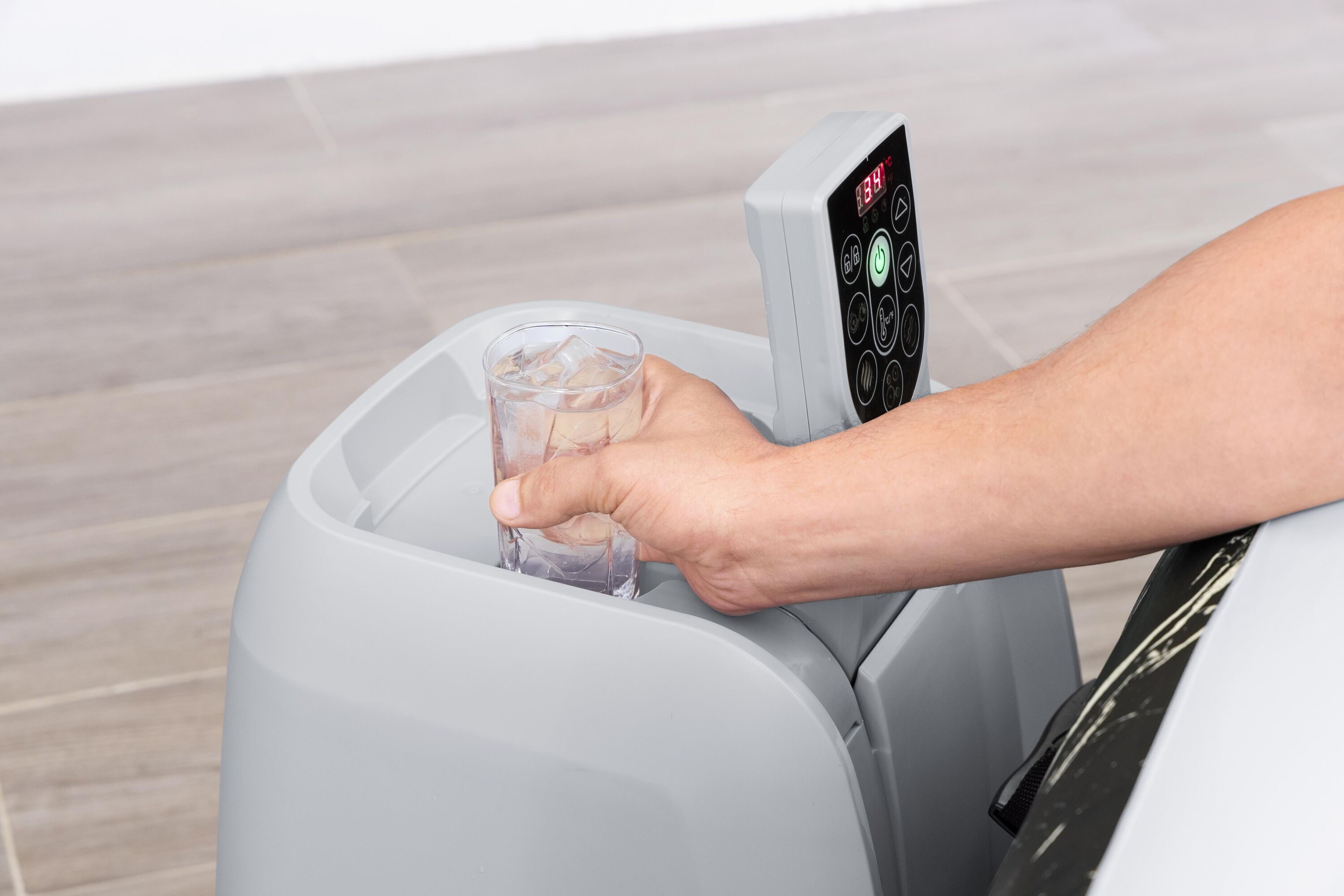 Bestway Lay-Z Spa - Hollywood Airjet 6 Spa - Marmer - 57.5x77x55 cm - 180 cm