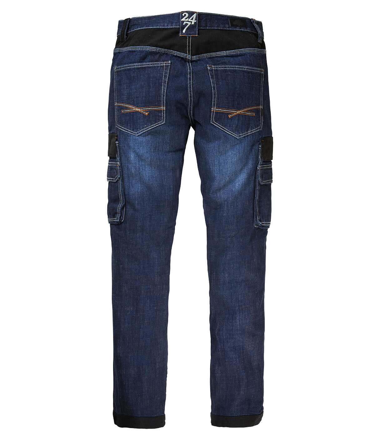 247 Jeans Grizzly D30 - Werkspijkerbroek Heren - Donker denim blauw - 32 - 32