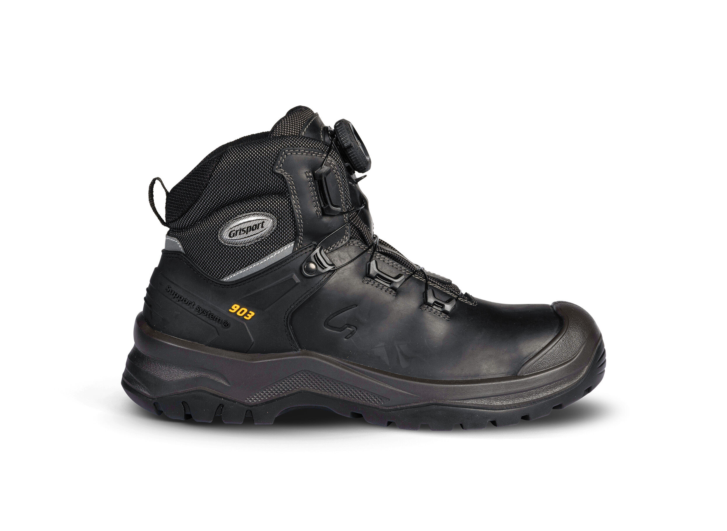 Grisport 903 - Werkschoenen - met Boa sluiting - Zwart - 44 Grisport 903 - Werkschoenen - met Boa sluiting - Zwart - 44