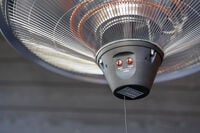 Eurom Partytentheater 2100 - Hangende terrasverwarmer - Grijs - 2100 W