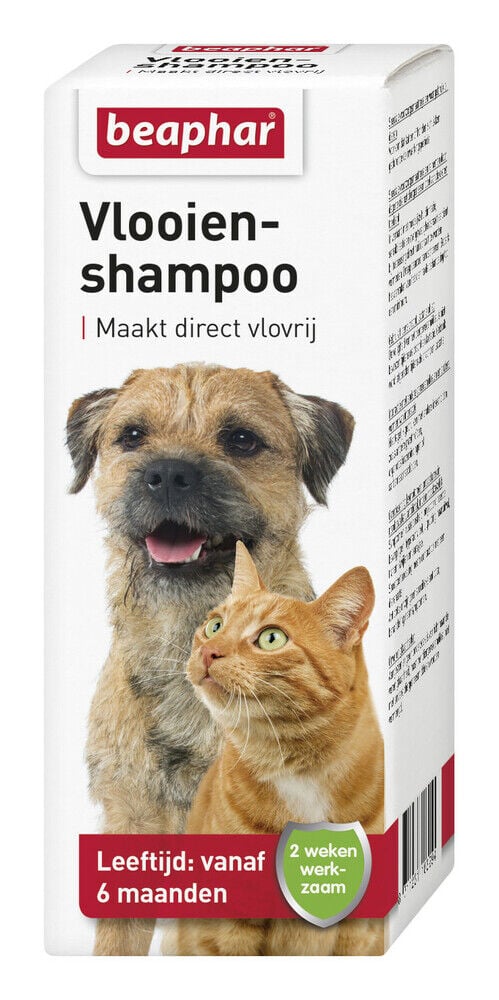 Beaphar Vlooienshampoo Hond en Kat - Shampoo - 110 Gram Beaphar Vlooienshampoo Hond en Kat - Shampoo - 110 Gram