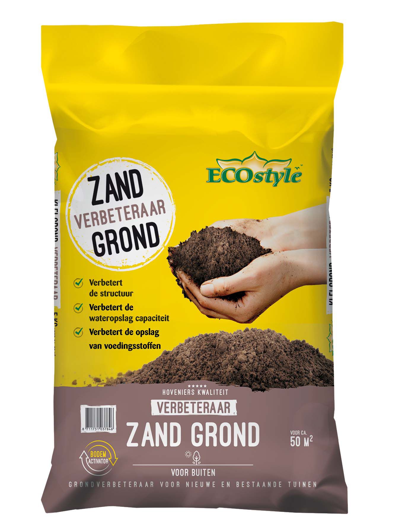 ECOstyle Zandgrond - Bodemverbeteraar - 5 Kilogram ECOstyle Zandgrond - Bodemverbeteraar - 5 Kilogram