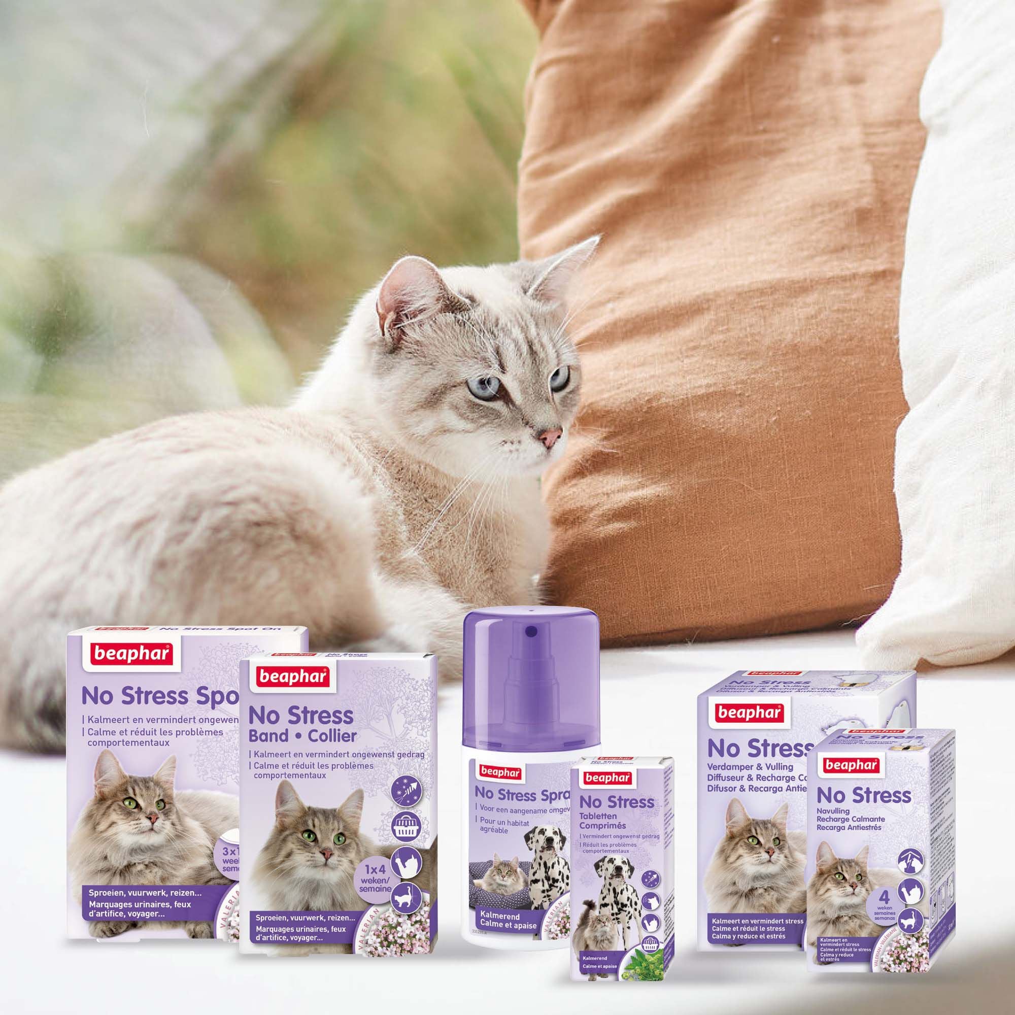 Beaphar No stress spray kat - Kalmeringsmiddel - 125 Milliliter