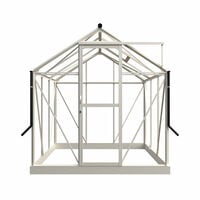Royal Well Mary I - Tuinkas - Wit - 241x212x222 cm - Veiligheidsglas
