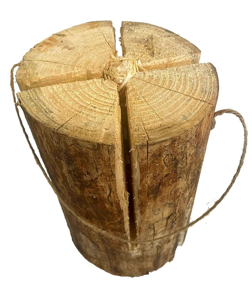 Zweedse Fakkel - Vurenhout - 2.5 Kilogram - Bruin - Medium