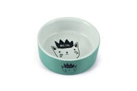Beeztees Eek Keramiek - Voerbak - Blauw - 11.5x11.5x4 cm