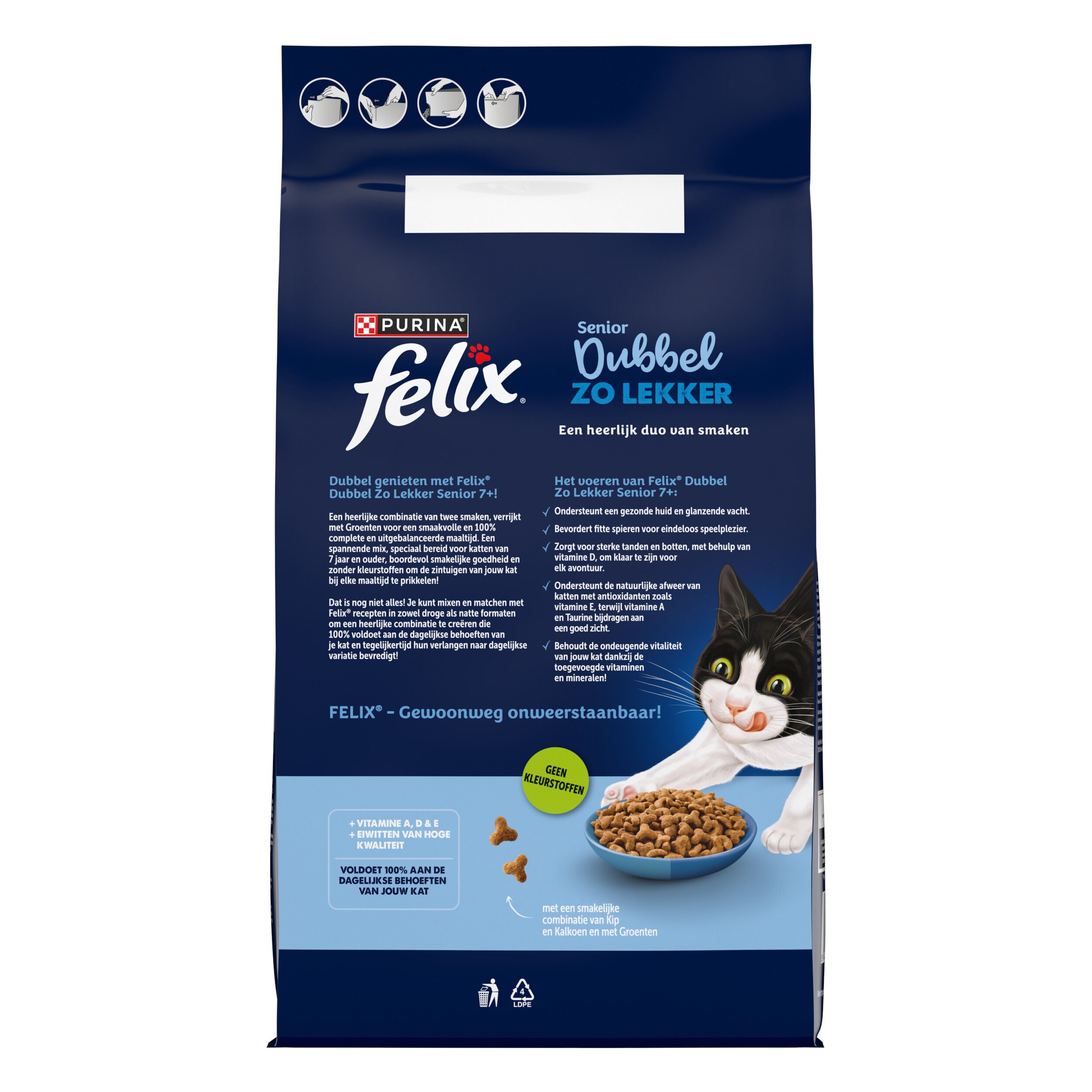 Felix Dubbel Zo Lekker - Kattenvoer - 1 Kilogram