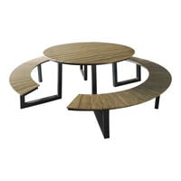 Lesli Living Arezzo - Picknickset - Teaklook - 1x29x1 cm