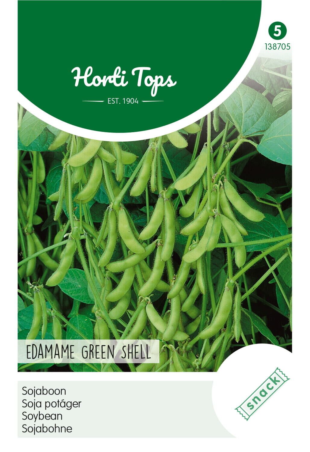 Hortitops Sojabonen/Edamame Green Shell Glycine max - Groentezaden
