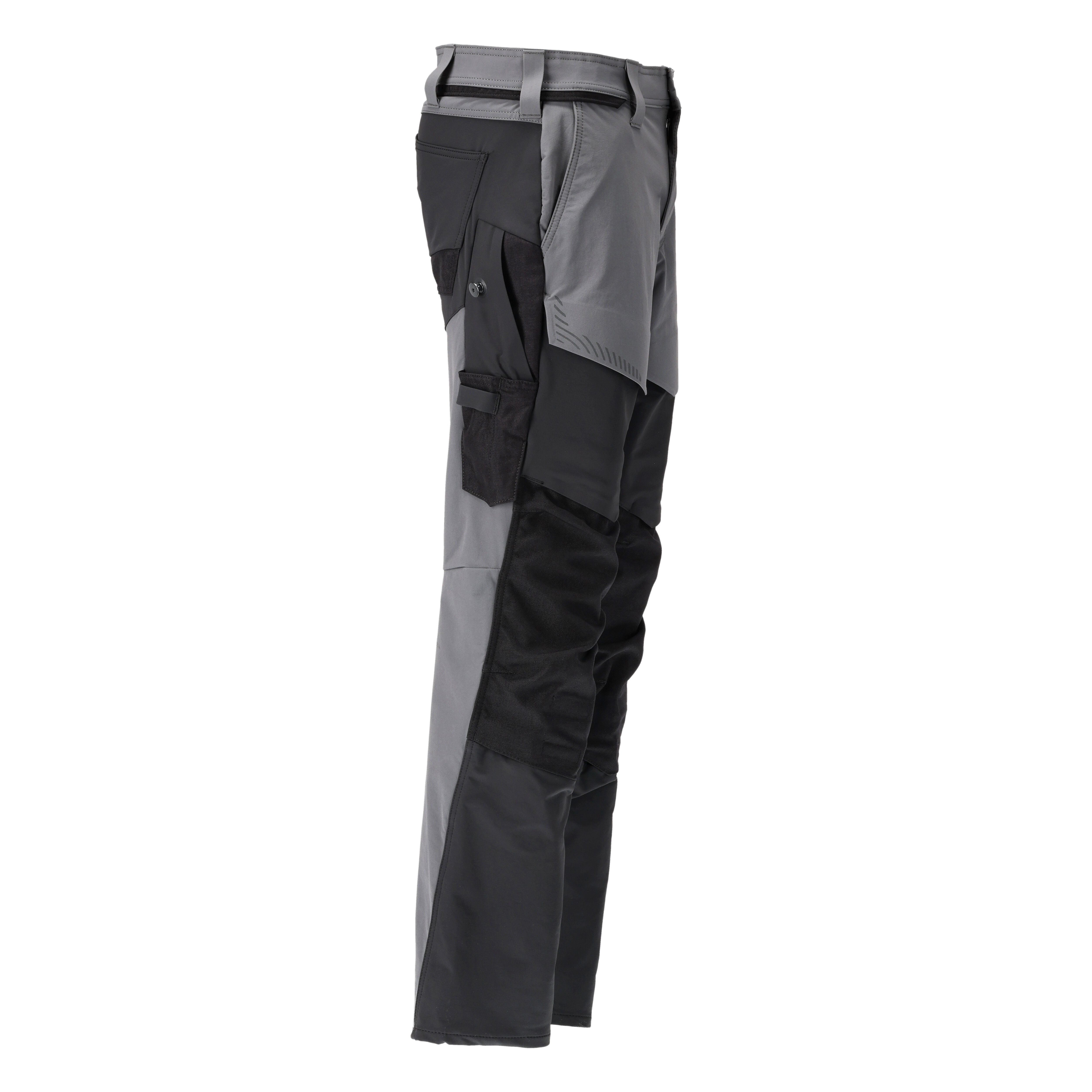Mascot Customized 22379 - Werkbroek - Grijs / ZwartGrijs / Zwart - 49 - 90