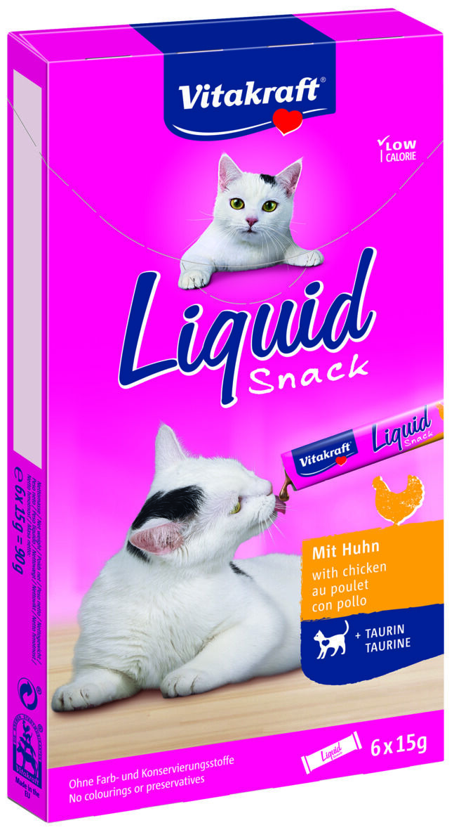 Vitakraft Cat-Liquid - Kattensnacks - 90 Gram - kip Vitakraft Cat-Liquid - Kattensnacks - 90 Gram - kip