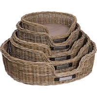 Happy-House Riet - Hondenmand - Beige/Bruin - 25x74x64 cm - Groot
