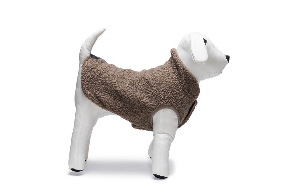 Designed by Lotte Madeleine - Hondenjas - taupe - S