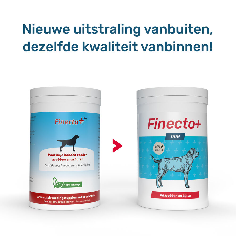 Finecto+ Dog - Anti Vlooien en teken supplement - 300 Gram