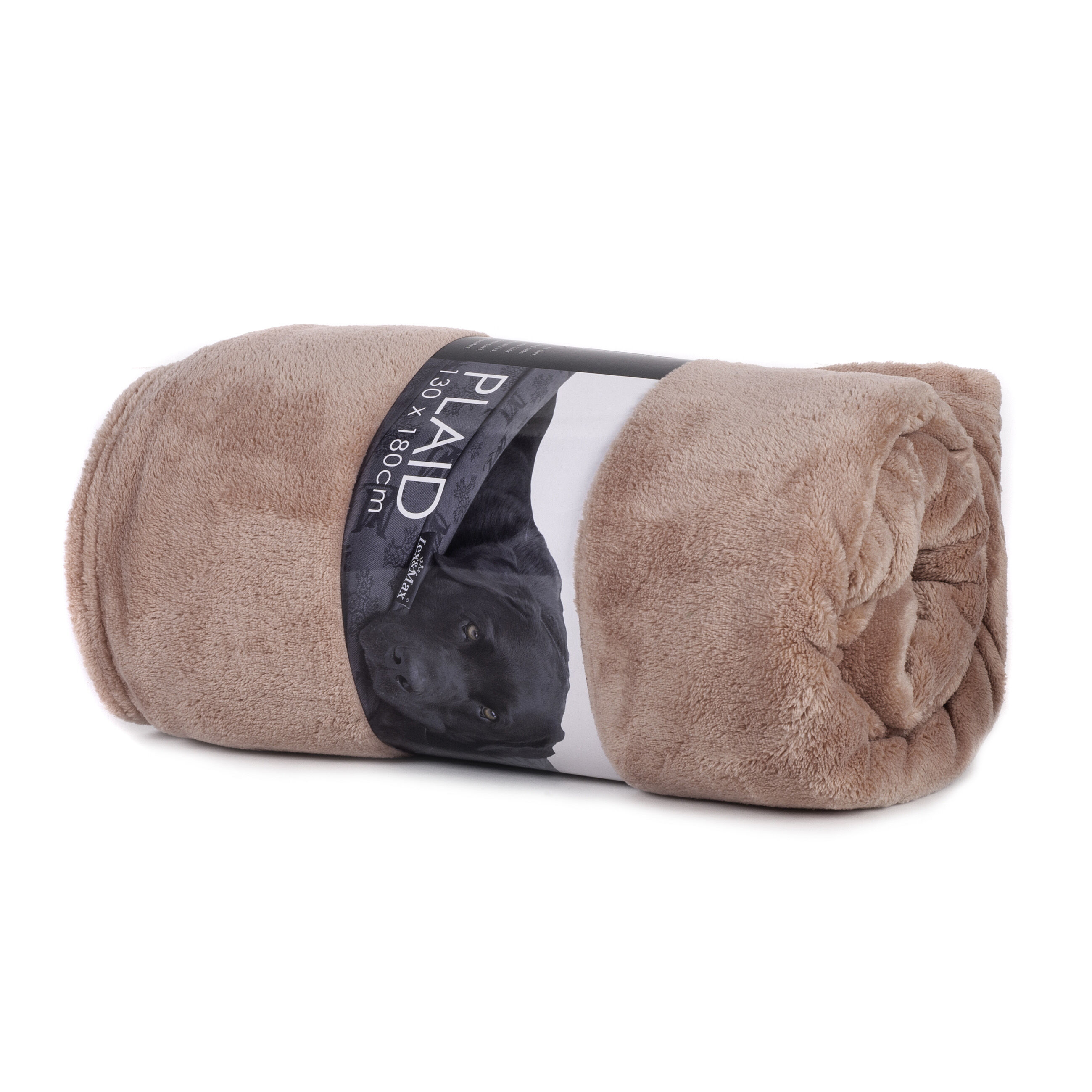 Lex & Max Fleeceplaid - Hondendeken - Roze - 1x180x130 cm