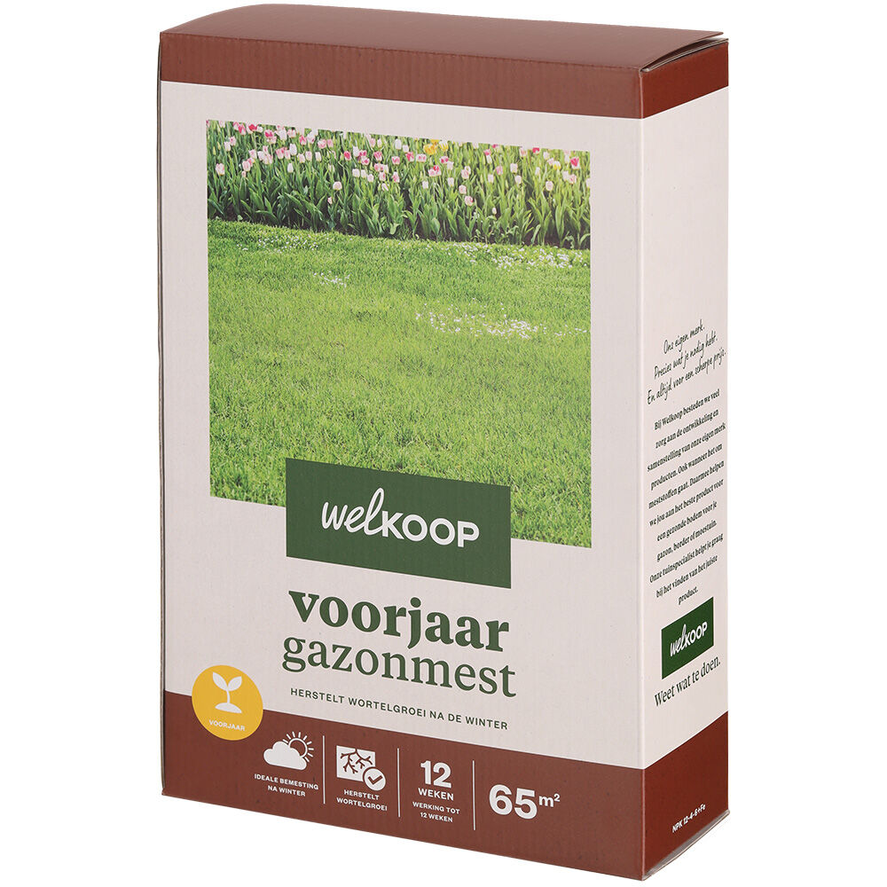 Welkoop - Voorjaar Gazonmest - 65 m2 - 2 Kilogram