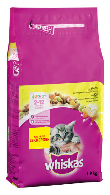 Whiskas Junior Droge Brokjes - Kattenvoer