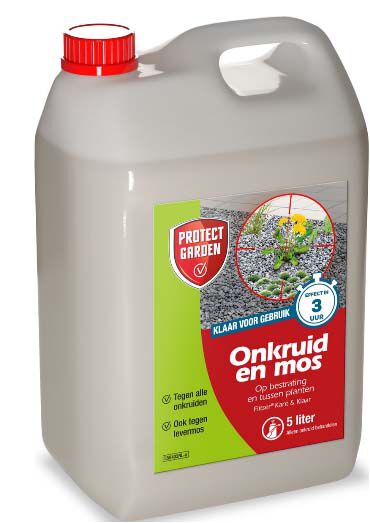 Protect Garden Flitser Kant en Klaar - Onkruid- en mosbestrijder - 5 Liter