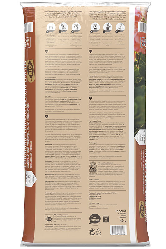 Pokon Bio Terras & balkon potgrond - Potgrond - 40 Liter