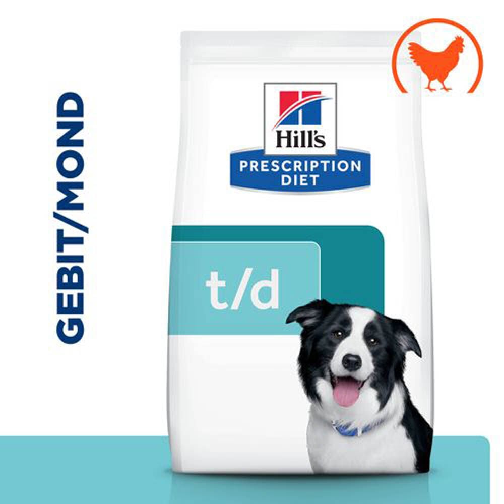 Hill's Prescription Diet Dental Care t/d - Hondenvoer - 10 Kilogram - kip