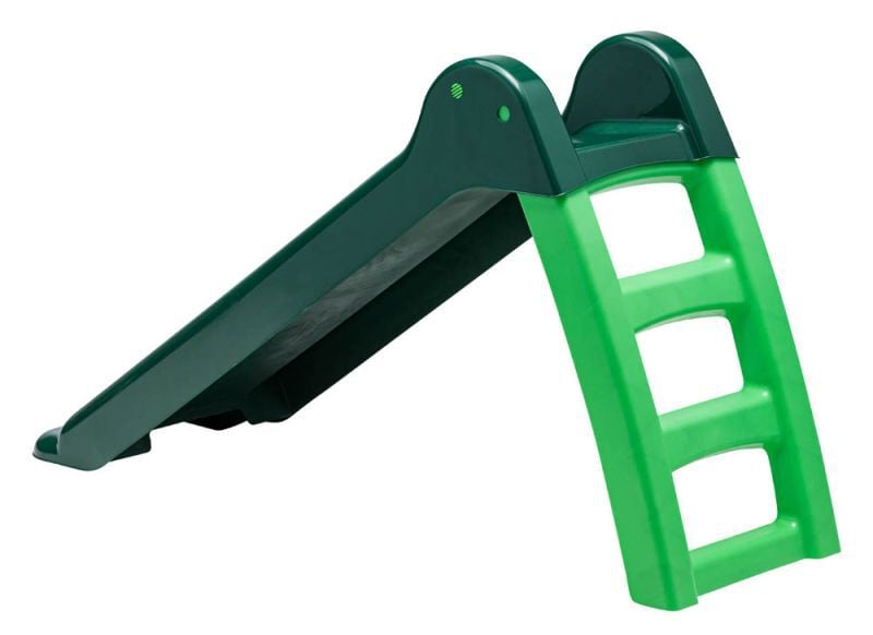 Swing King - Glijbaan met trap - Groen - Kunststof