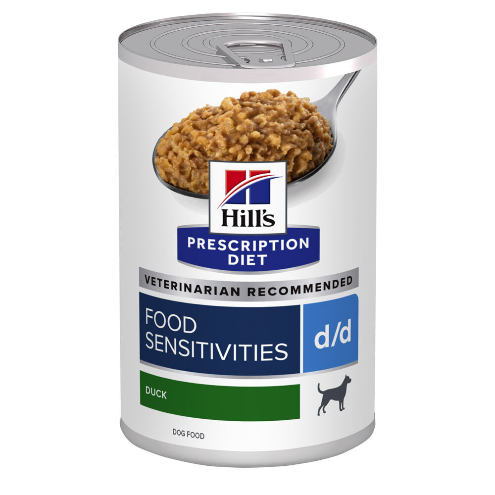 Hill's Prescription Diet D/D - Hondenvoer veterinair - 0.37 Kilogram - eend Hill's Prescription Diet D/D - Hondenvoer veterinair - 0.37 Kilogram - eend