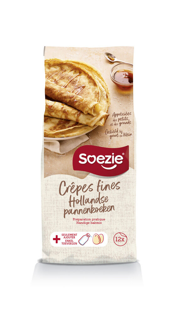 Soezie Mix voor pannenkoeken - Bakmixen - 0.35 Kilogram Soezie Mix voor pannenkoeken - Bakmixen - 0.35 Kilogram