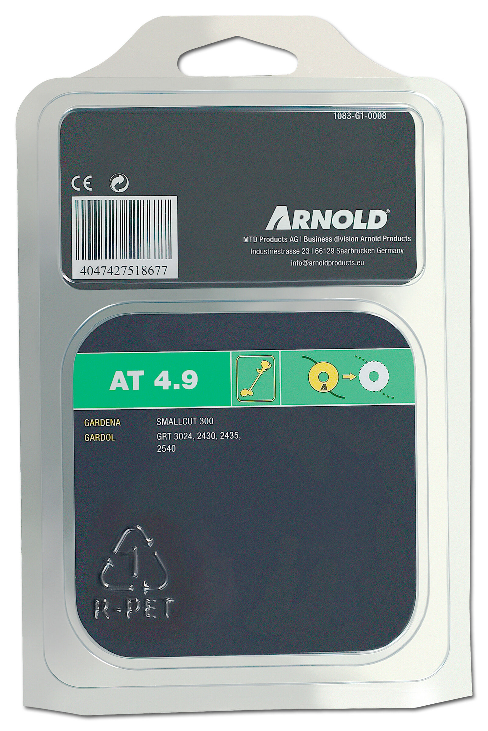 Arnold AT4.9 1.5mmx10m  - Trimmerspoel - 1000 cm